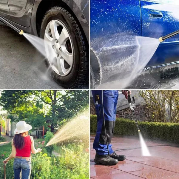 Cleaning Attachment | Adjustable Nozzle | Powerful Water Jet