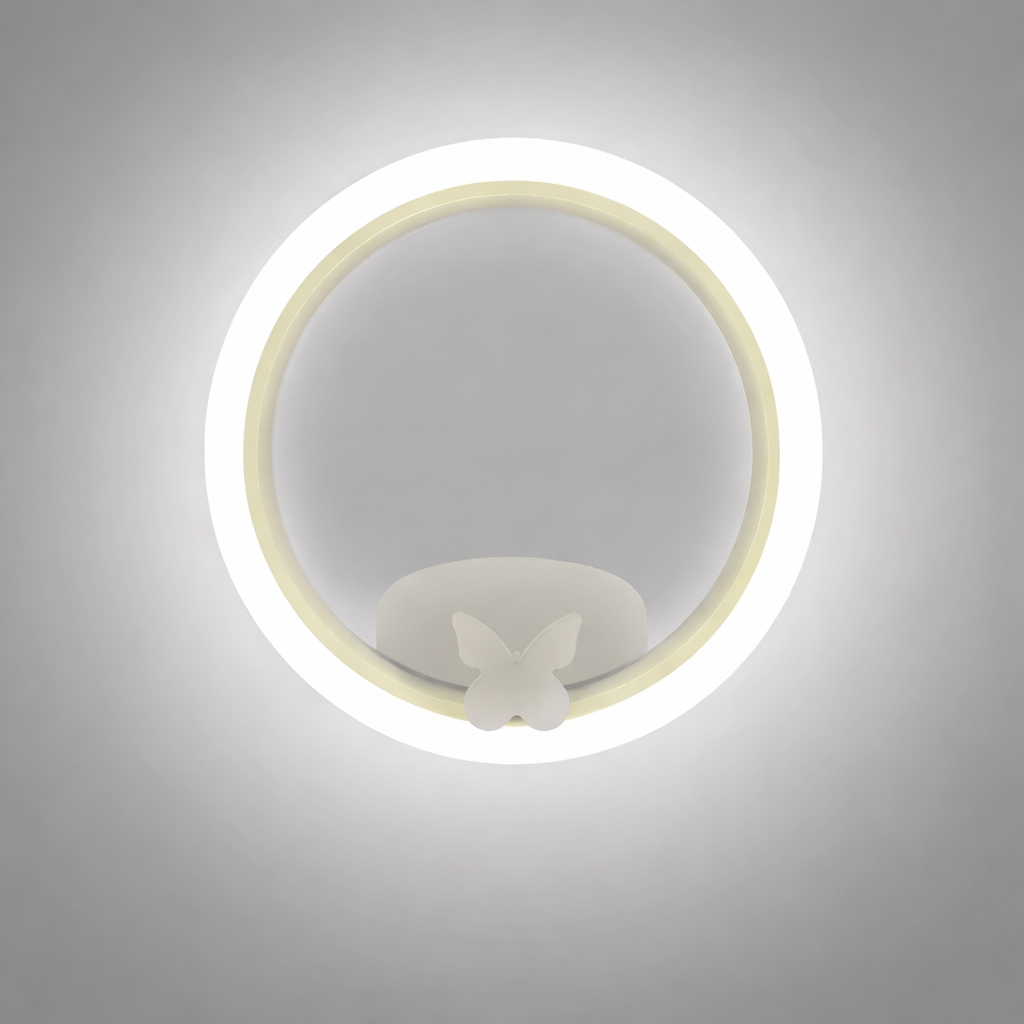Sleek Round LED Wall Sconce for Stylish Indoor Spaces