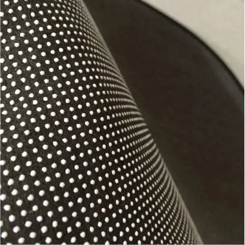 Graphic Design Round Carpet - "Silence" Pattern