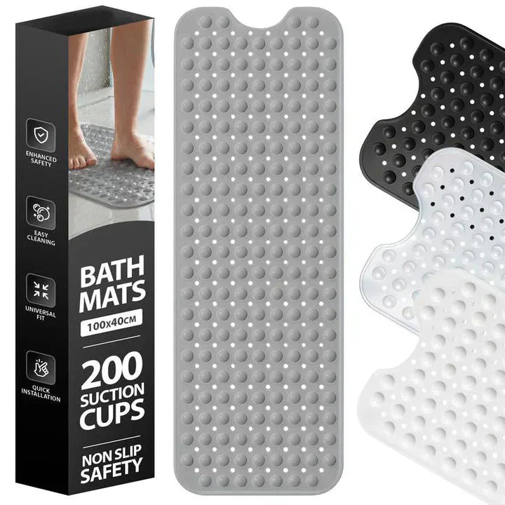 Non-Slip Bath Mat | Textured Surface | Quick Water Drainage
