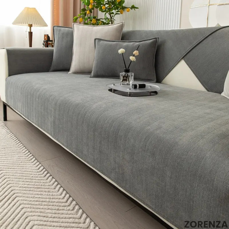 Quick Refresh Non-Slip Couch Cover for a New Look