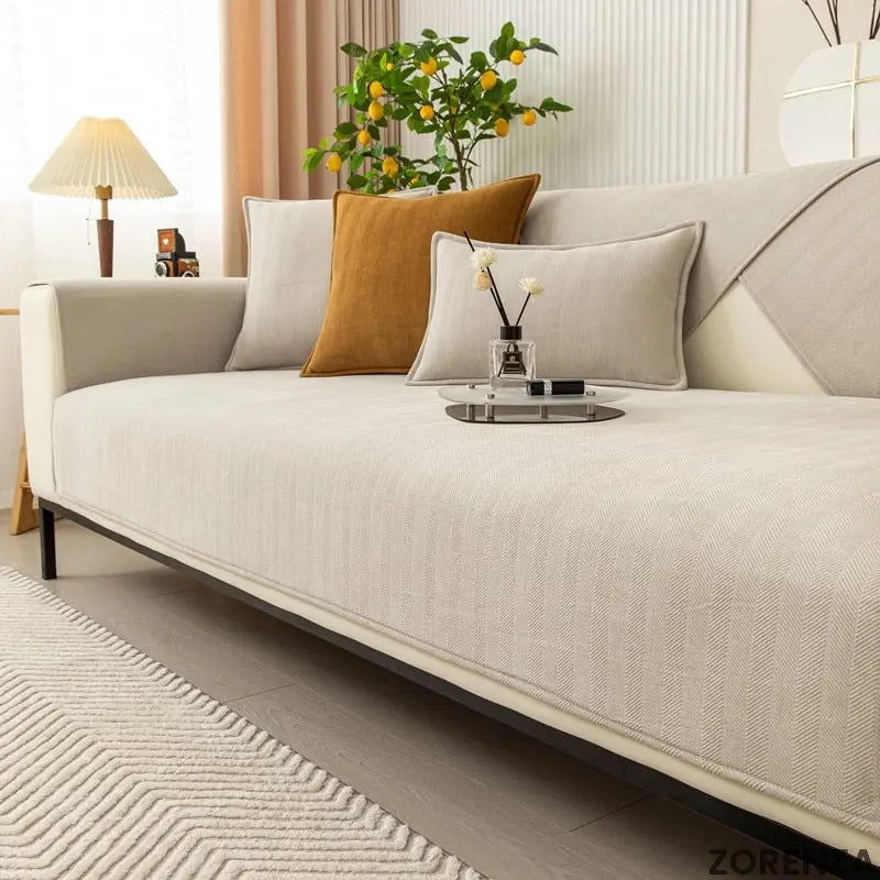 Quick Refresh Non-Slip Couch Cover for a New Look
