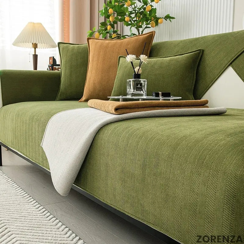Quick Refresh Non-Slip Couch Cover for a New Look