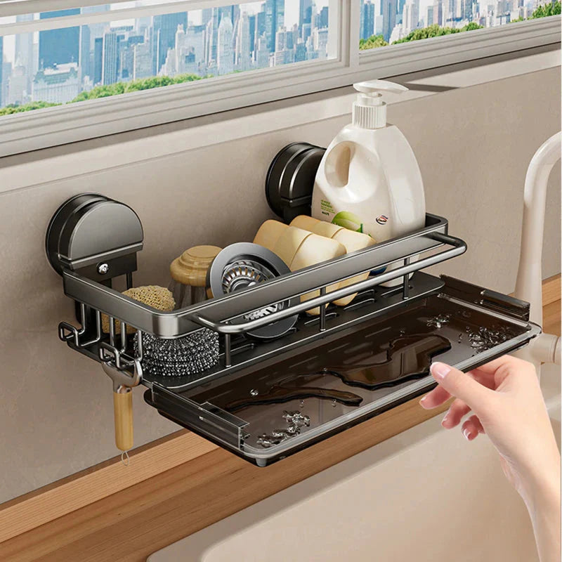 Suction Cup Kitchen Shelf – Easy Installation Without Drilling