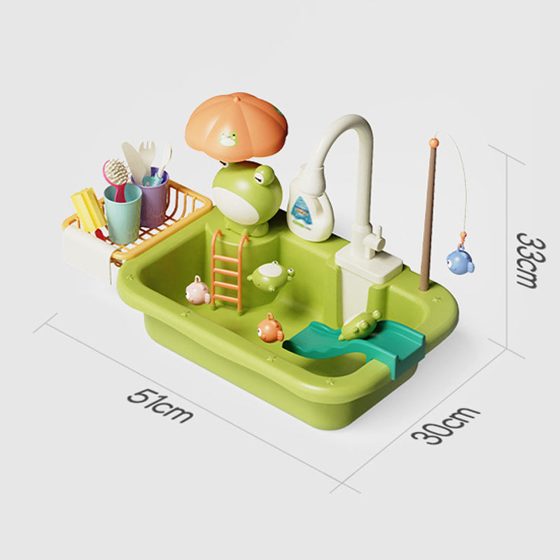 Fountain Water Play Table with Toys and Accessories