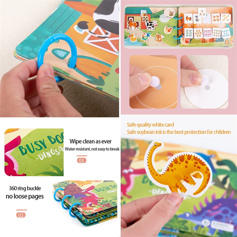 Montessori Busy Book – Engaging Educational Activity for Kids