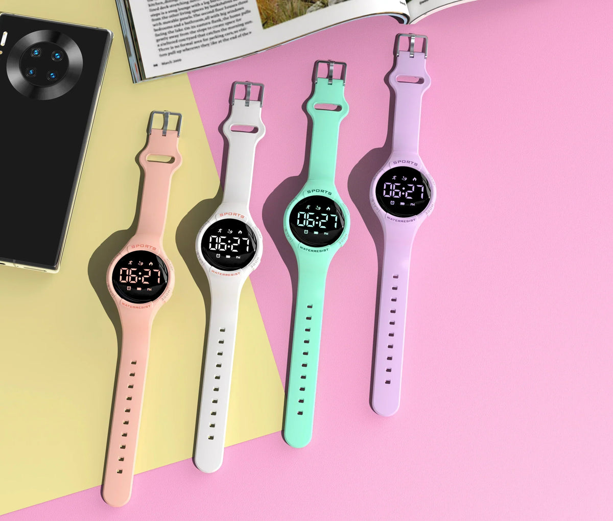 Children's Smartwatch with IP68 Water Resistance & 3D Activity Monitoring