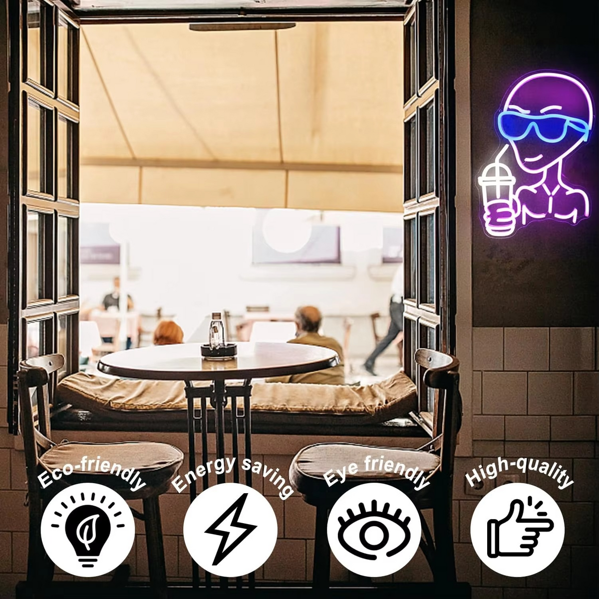 Cosmic Design LED Neon Wall Light with Mounting Accessories
