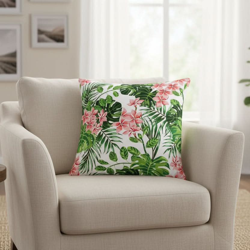 Hawaiian Palm Leaf Sofa Cushion Cover for Home Decor