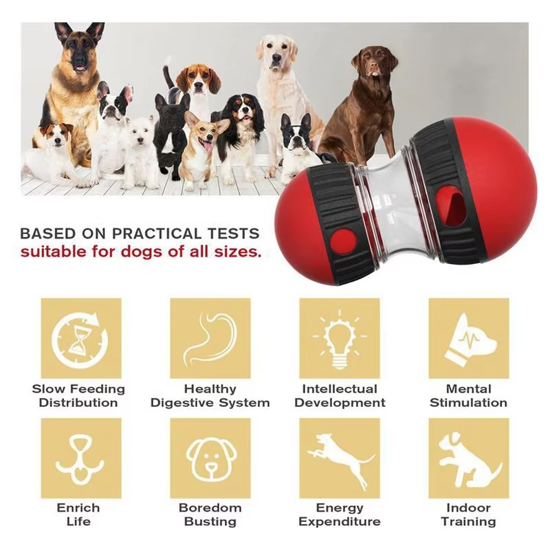 Sliding Treat Compartment Puzzle Toy for Dogs