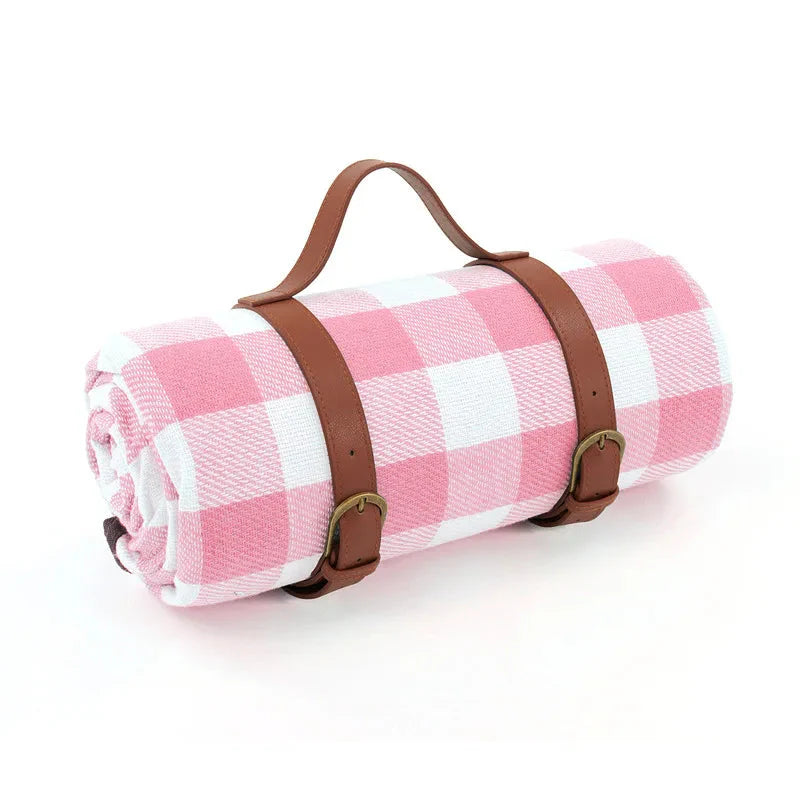 Portable Waterproof Blanket for Picnics with Carry Strap