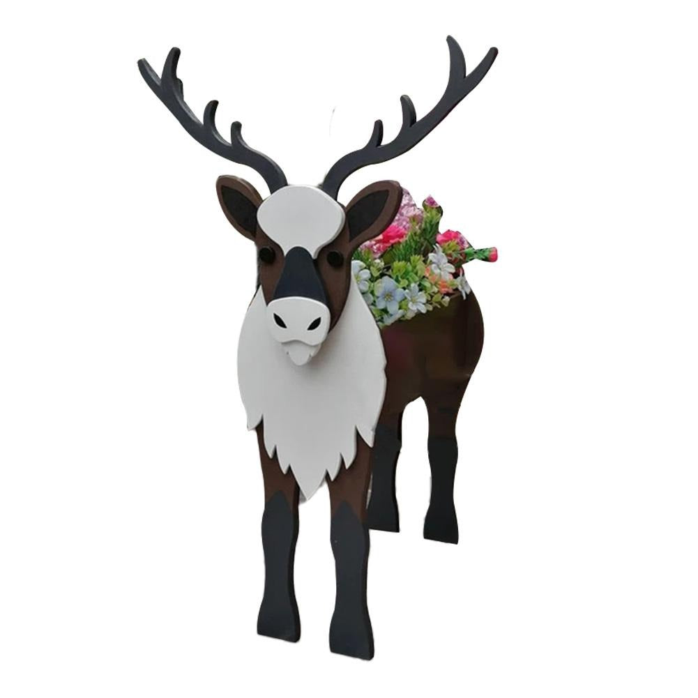 Weatherproof PVC Flower Pot Statue – Charming Animal Planter for Yard, Patio & Balcony Decor