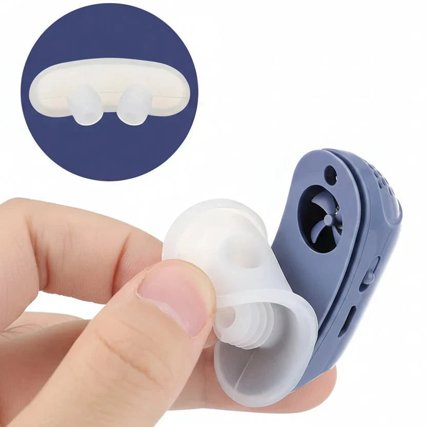 Portable Sleep Aid Device for Snoring and Apnea Relief