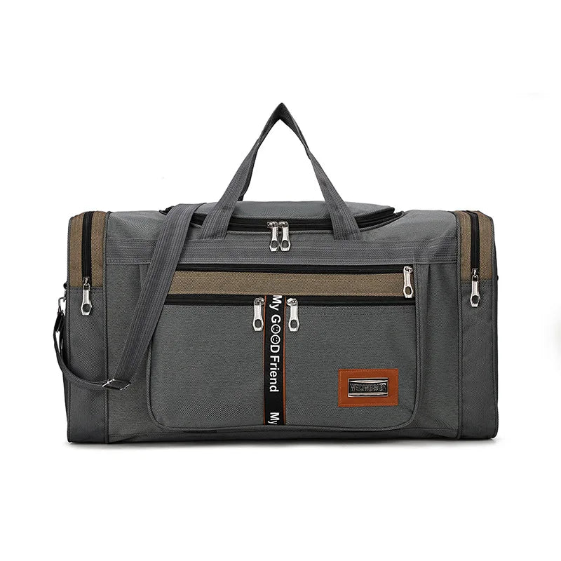 Water-Resistant Travel Bag for Men – Foldable with Spacious Design