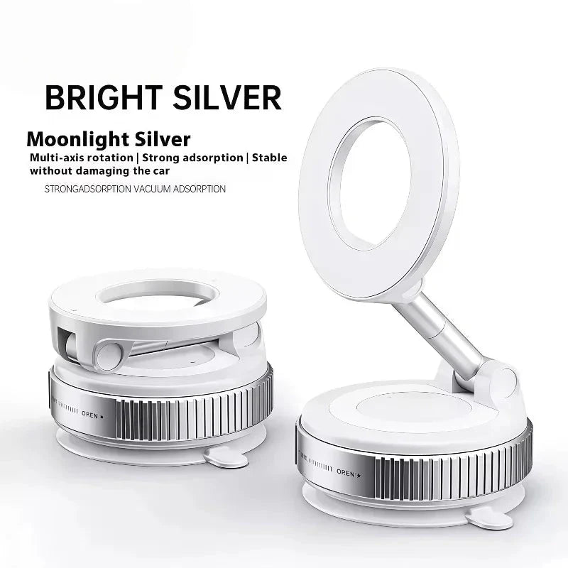 360° Rotating Magnetic Phone Mount with Suction Cup