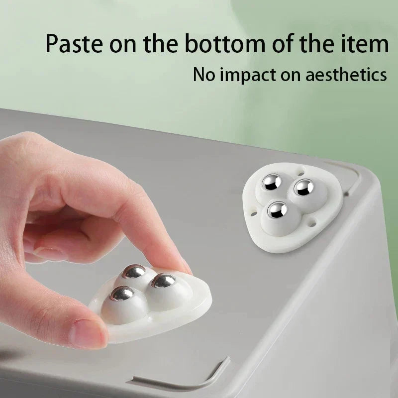 Rotating Caster Wheels for Furniture - Self-Adhesive Moving Solutions
