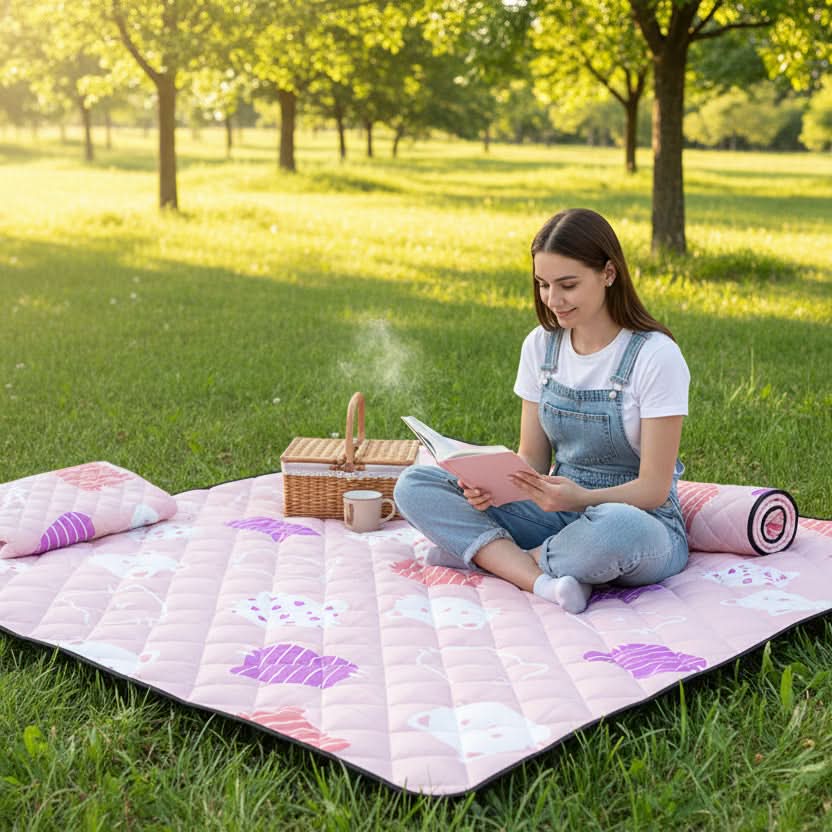 Thick Outdoor Mat for Comfort at Picnics and Tents