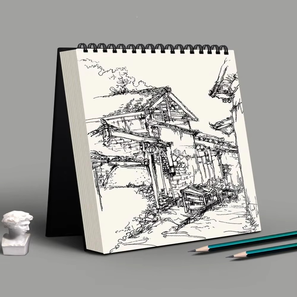 Thick Paper Spiral Drawing Sketch Pad for Art and Sketching