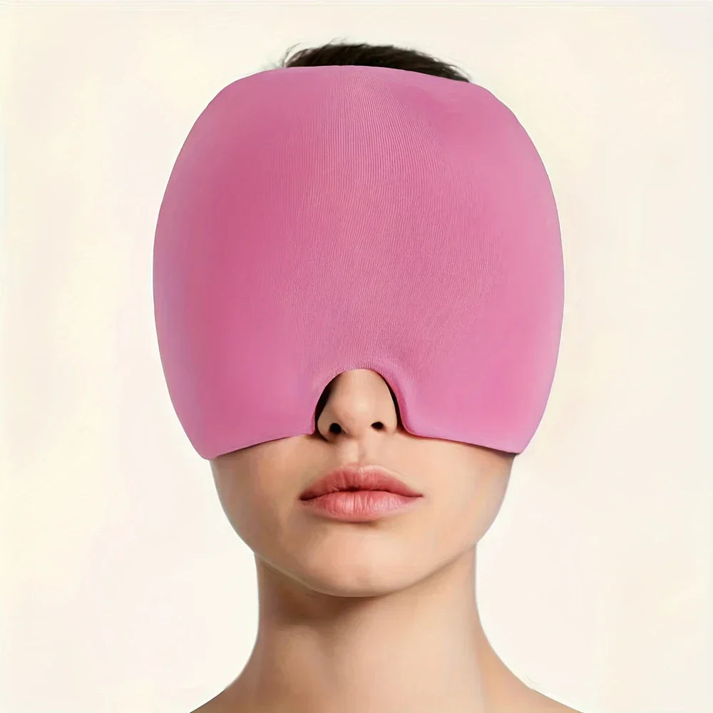 Cold Therapy Headache Wrap and Ice Hat for Migraine Relief