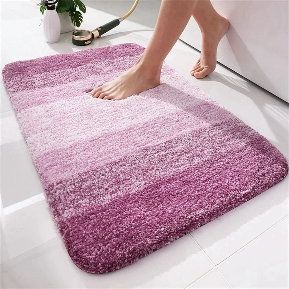 Plush Non-Slip Toilet Rug – Soft Bath Mat for Comfort