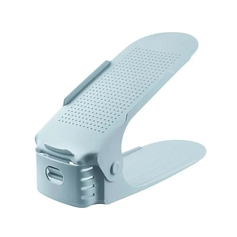 Space-Saving Shoe Organizer Set with Adjustable Stacking Design