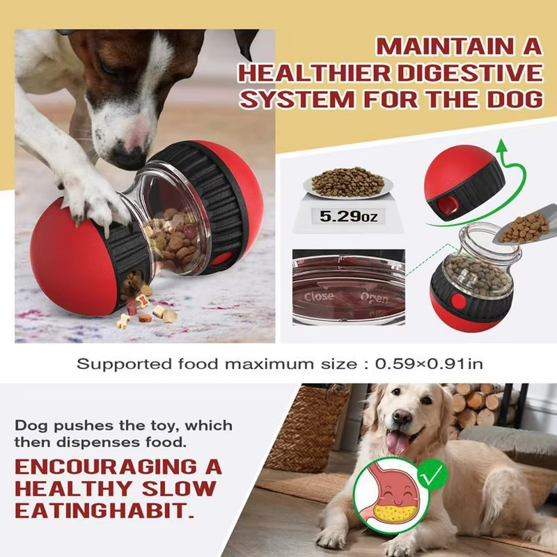 Sliding Treat Compartment Puzzle Toy for Dogs
