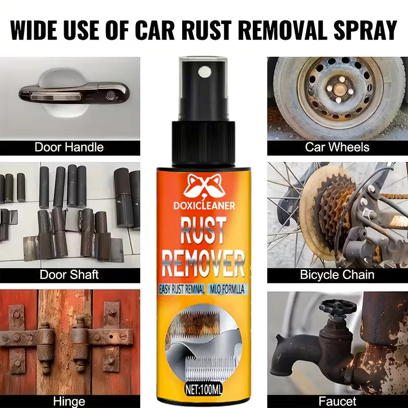 Metal Rust Removal Spray – Effective for Tools, Auto Parts, and More