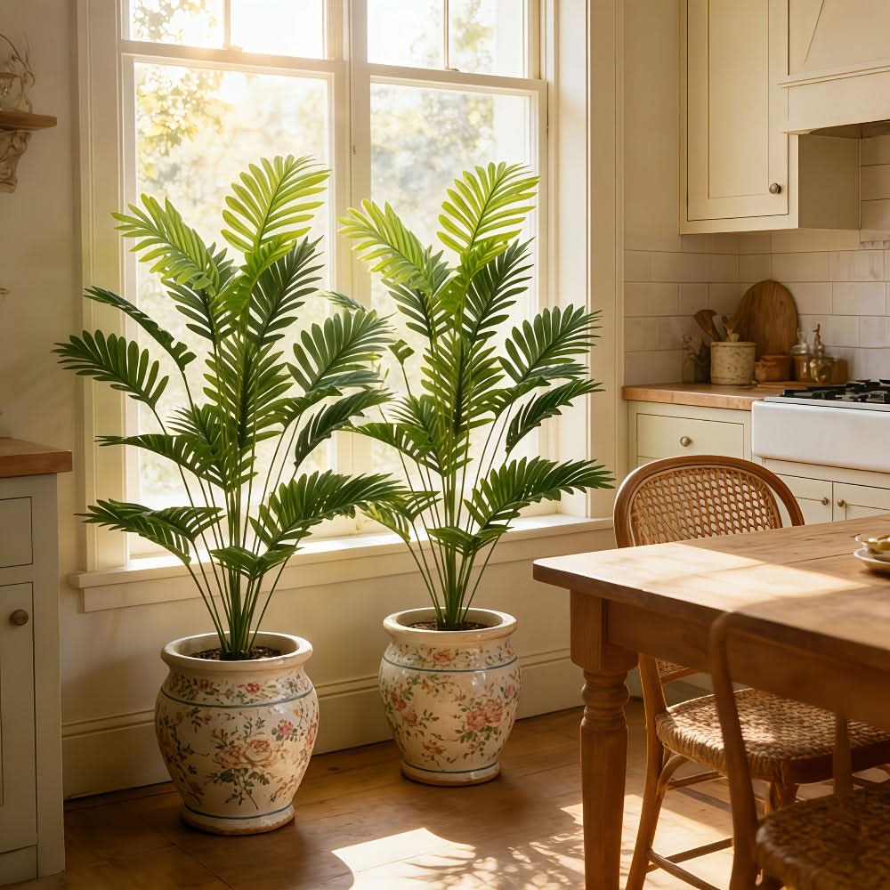 Decorative Tropical Palm Leaves - Artificial Plant Design