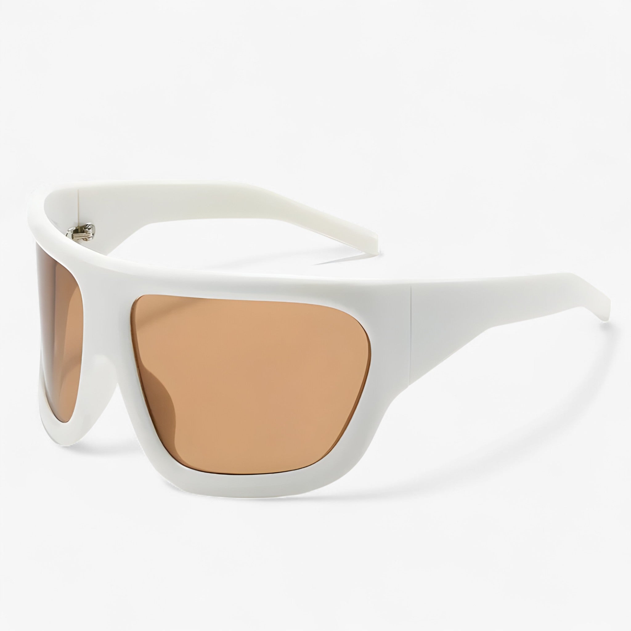 Large Sports Sunglasses with Wraparound Design