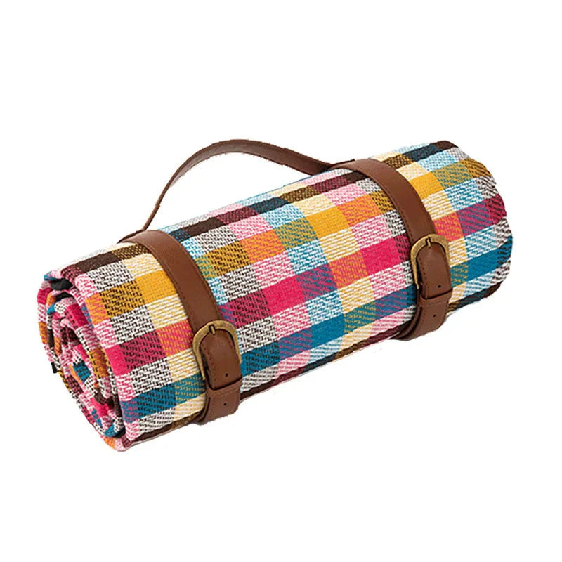 Portable Waterproof Blanket for Picnics with Carry Strap