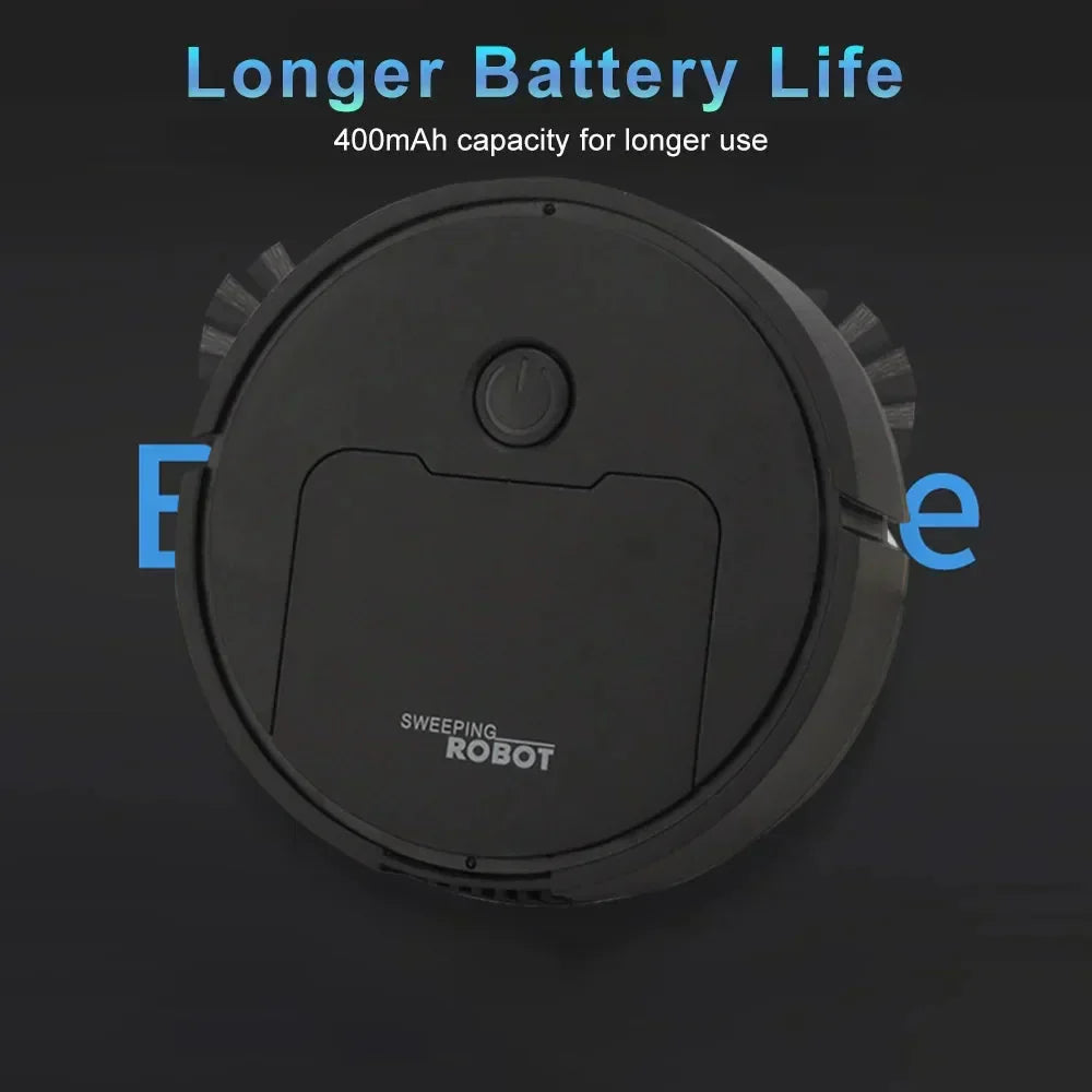 Automatic 3-in-1 Robot Cleaner – Sweeps, Vacuums, and Mops