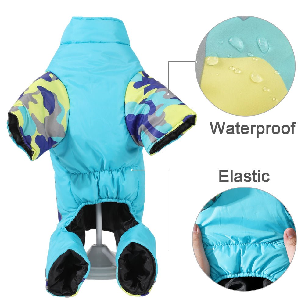 Insulated and Waterproof Dog Jacket for Winter Adventures