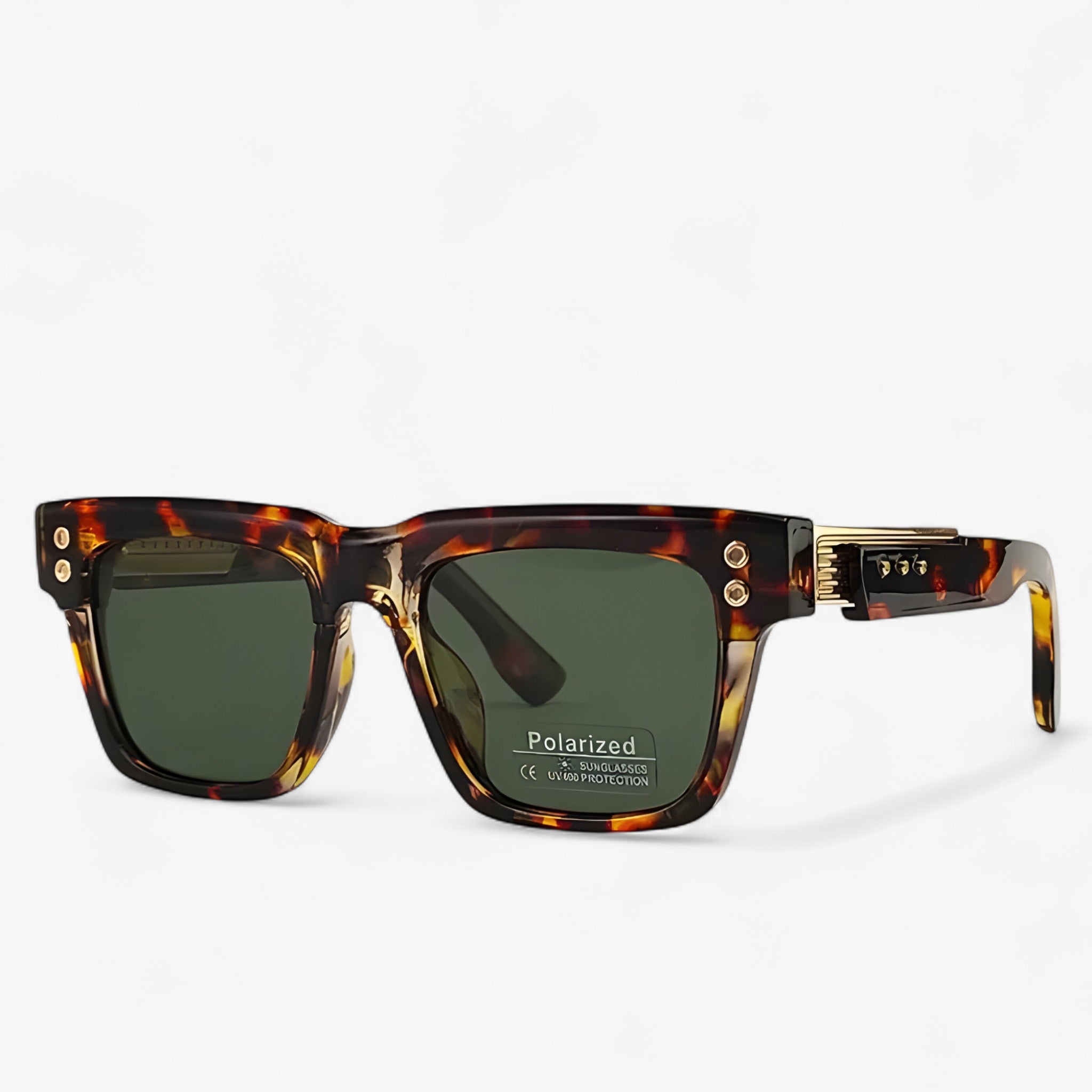Polarized Lens Sunglasses in Steampunk Style