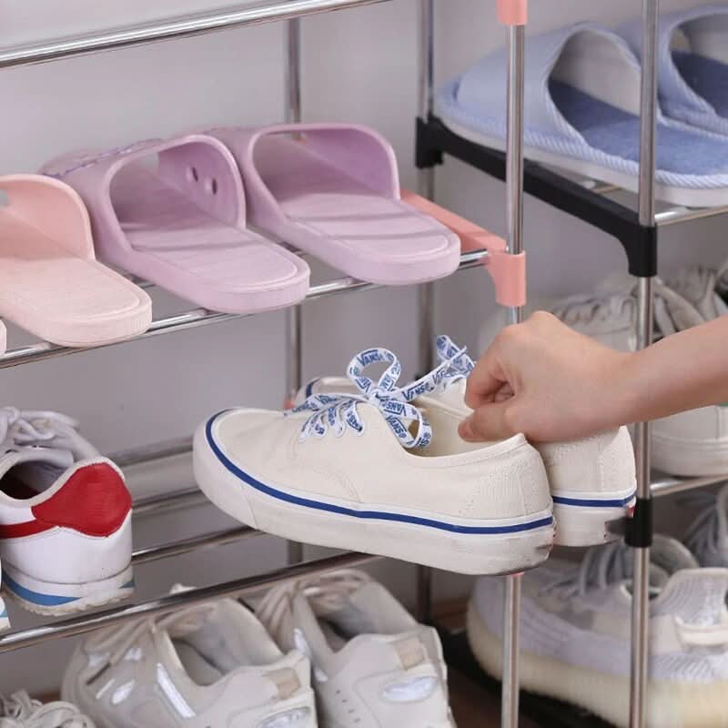 Multi-Tier Shoe Organizer for Home Use