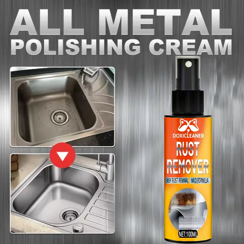 Metal Rust Removal Spray – Effective for Tools, Auto Parts, and More