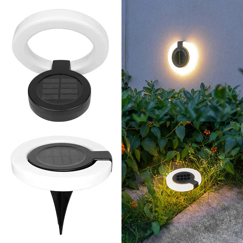 360° Swiveling Solar Ground Light with IP65 Waterproof Design