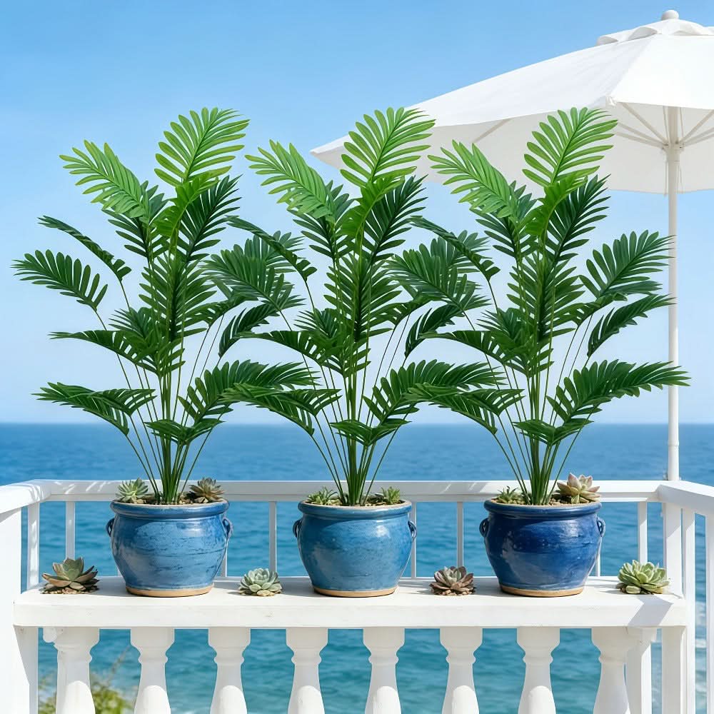 Decorative Tropical Palm Leaves - Artificial Plant Design