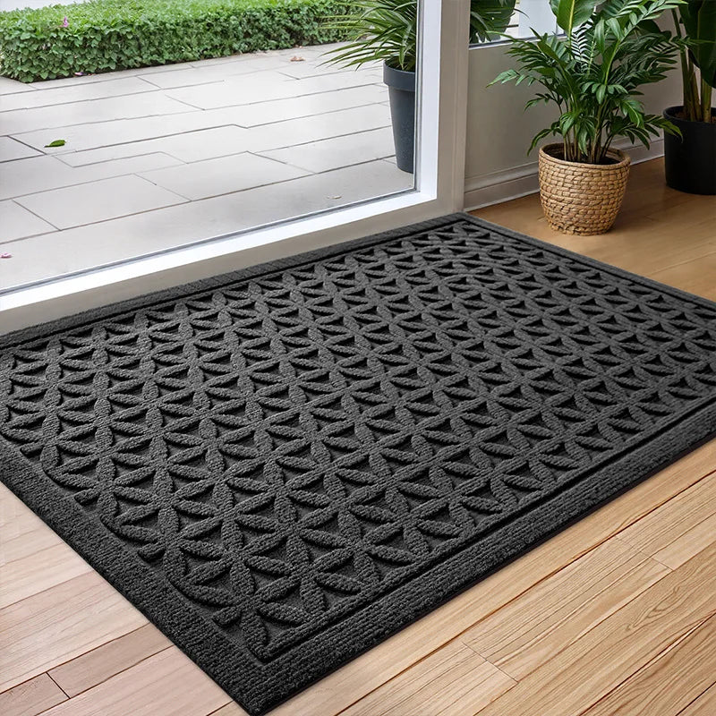Durable Non-slip Door Mat for Indoor/Outdoor Use - Water-absorbent & Mold-resistant