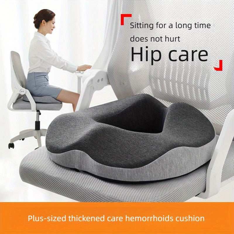 Orthopedic Seat Cushion for Hip Pain Relief | Memory Foam Support for Car & Office