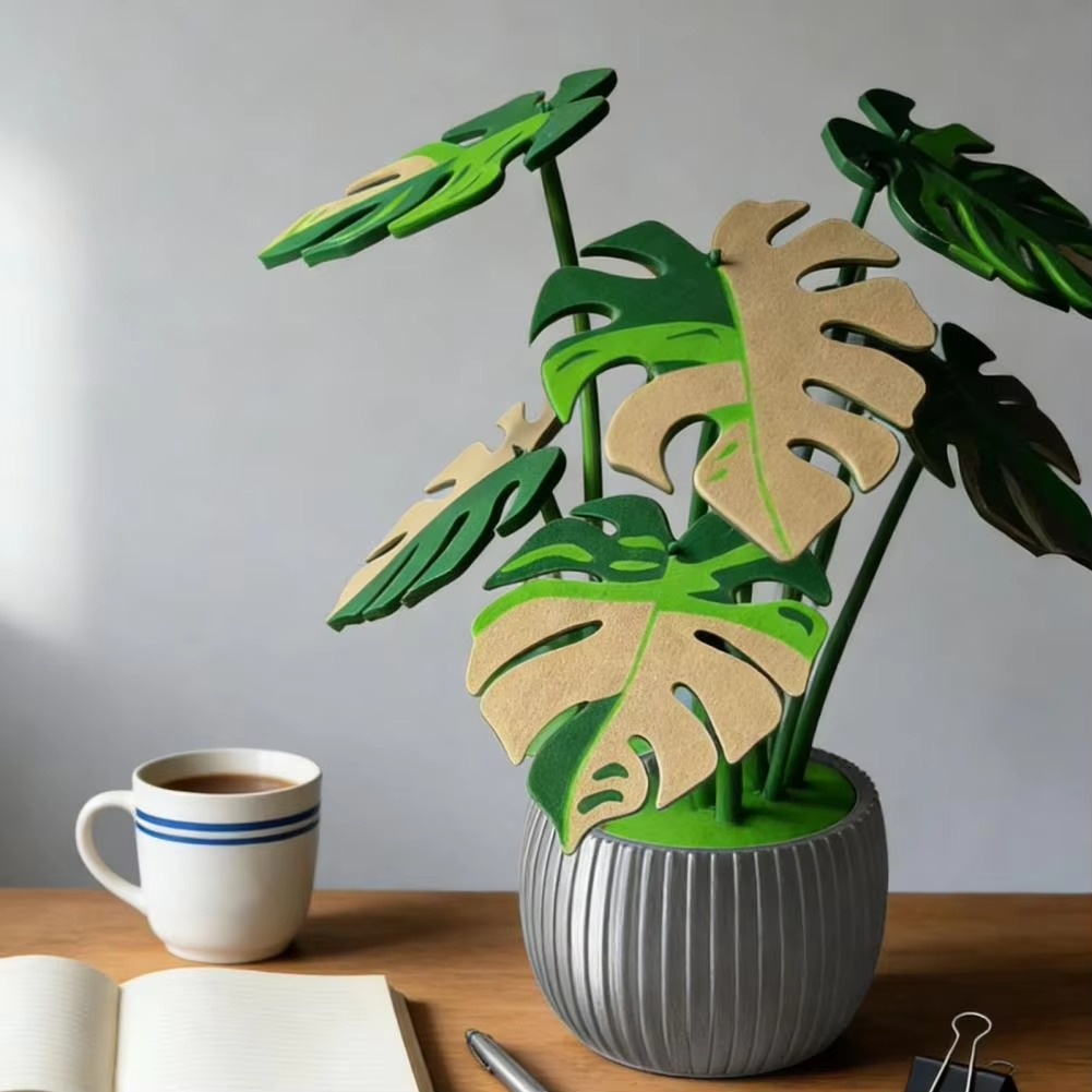 Monstera Leaf Coaster – Dual Purpose Decor and Surface Protector