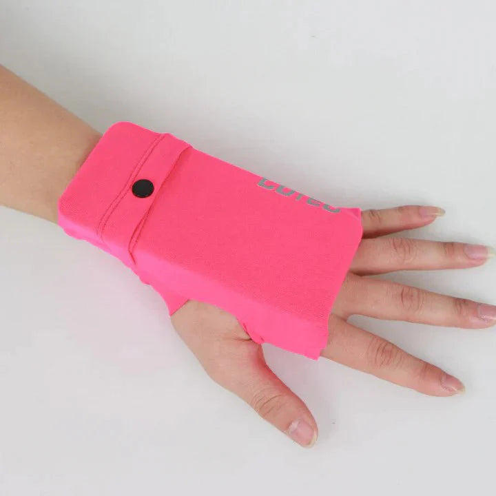 Stretchable Wrist Bag – Snap Closure, Available in 4 Colors