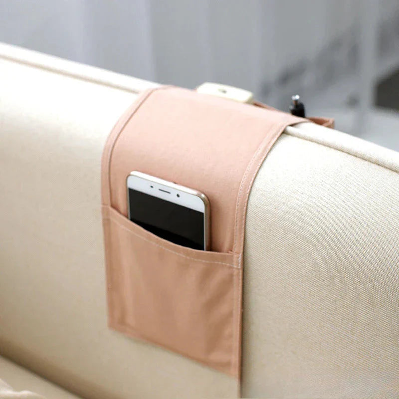 Hanging Storage Solution – Cotton Bed Organizer with Pockets