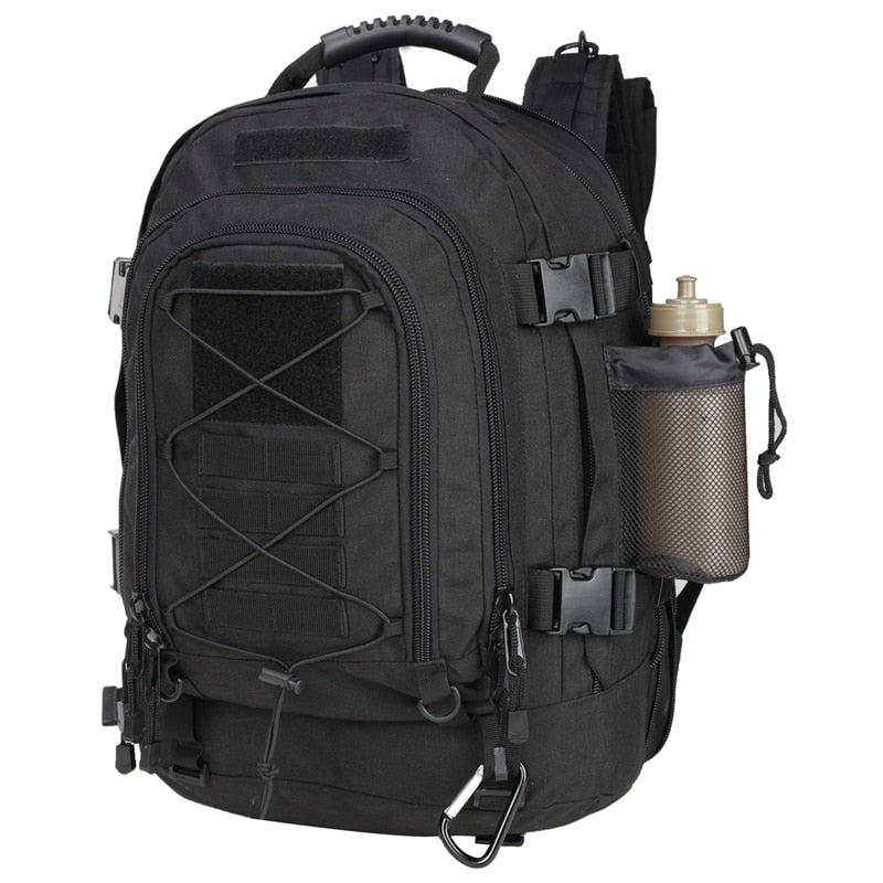 Expandable Waterproof Rucksack for Hiking, Camping, Travel - 60L Tactical Backpack
