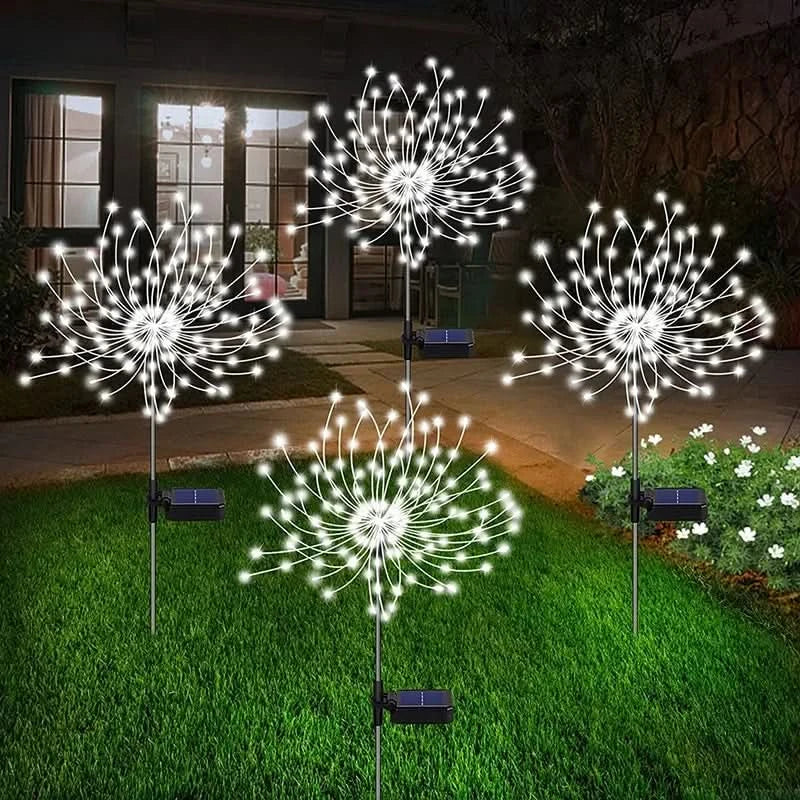 Solar-Powered Fairy Lights for Outdoor Patios and Pathways