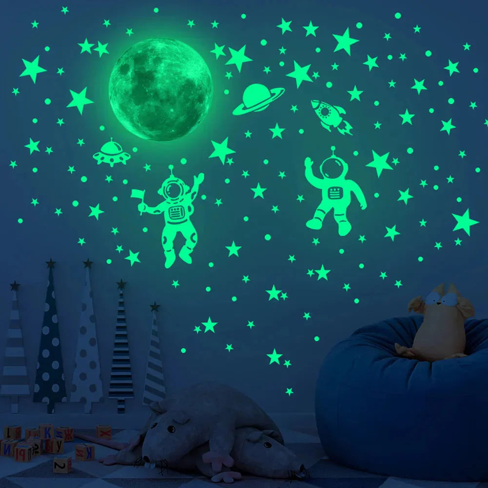 Children's Room Glow-in-the-Dark Wall Decals