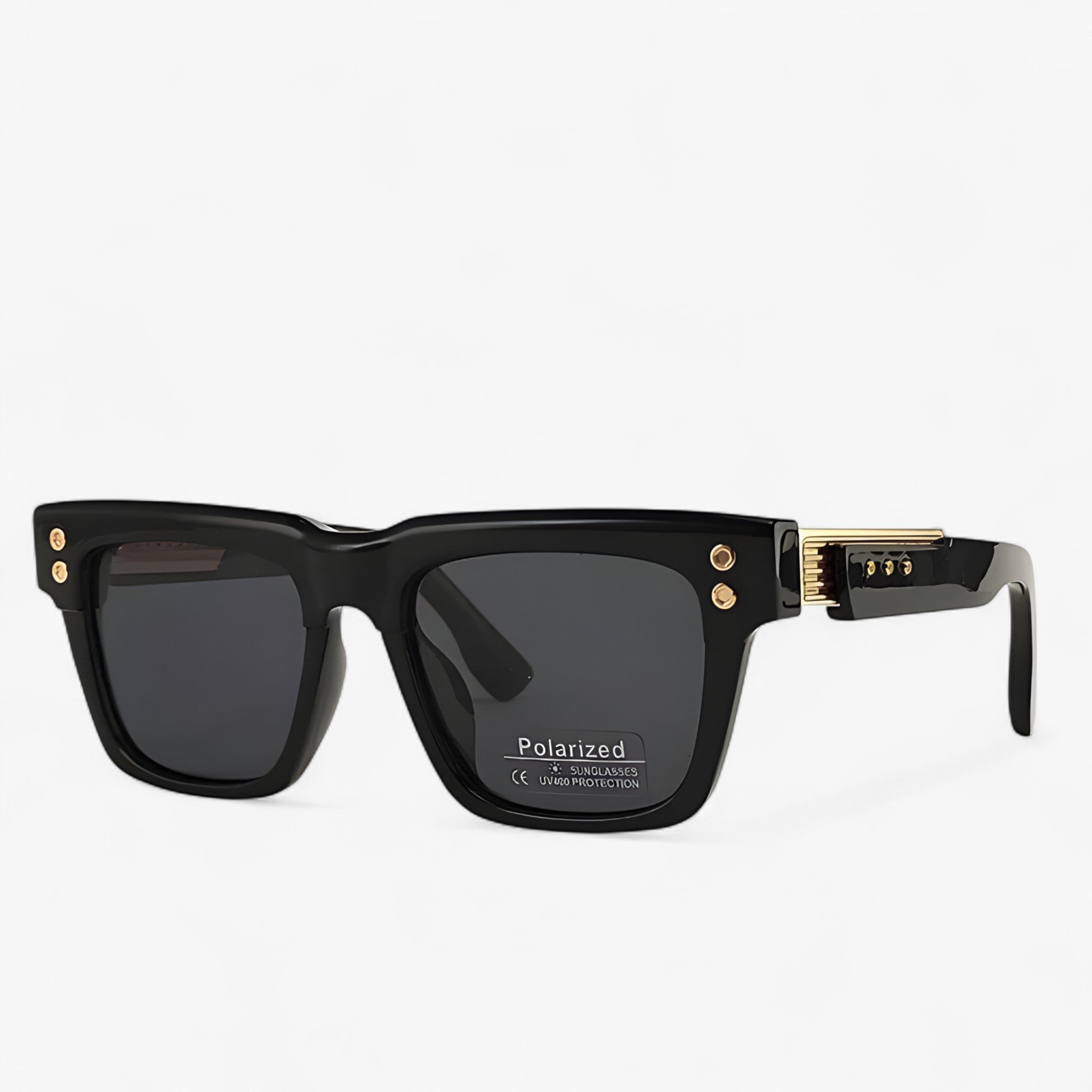 Polarized Lens Sunglasses in Steampunk Style