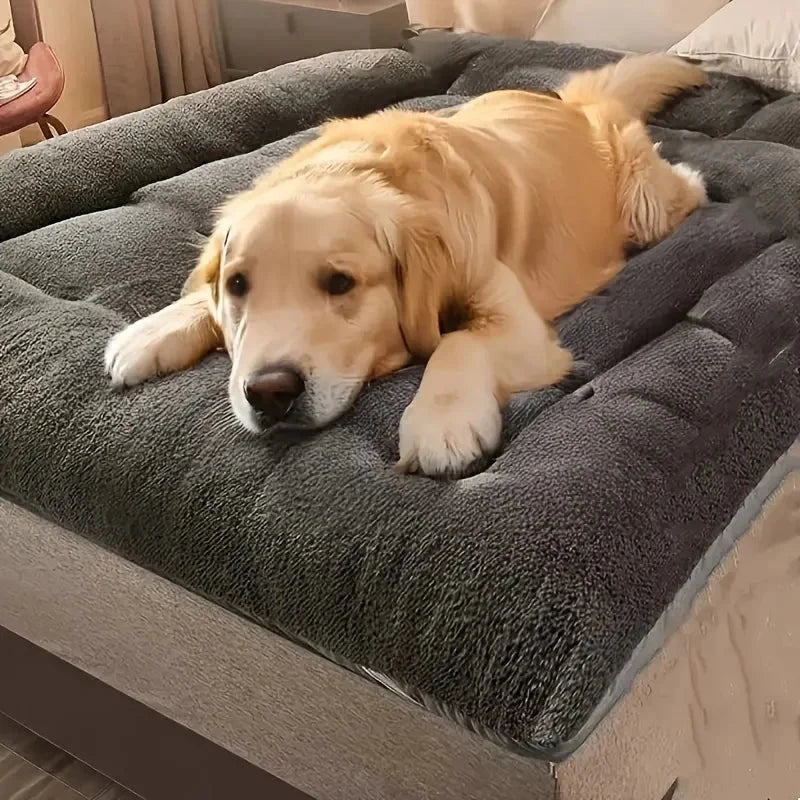 XXL Dog Mattress with Soft Plush Top - 120 x 60 cm