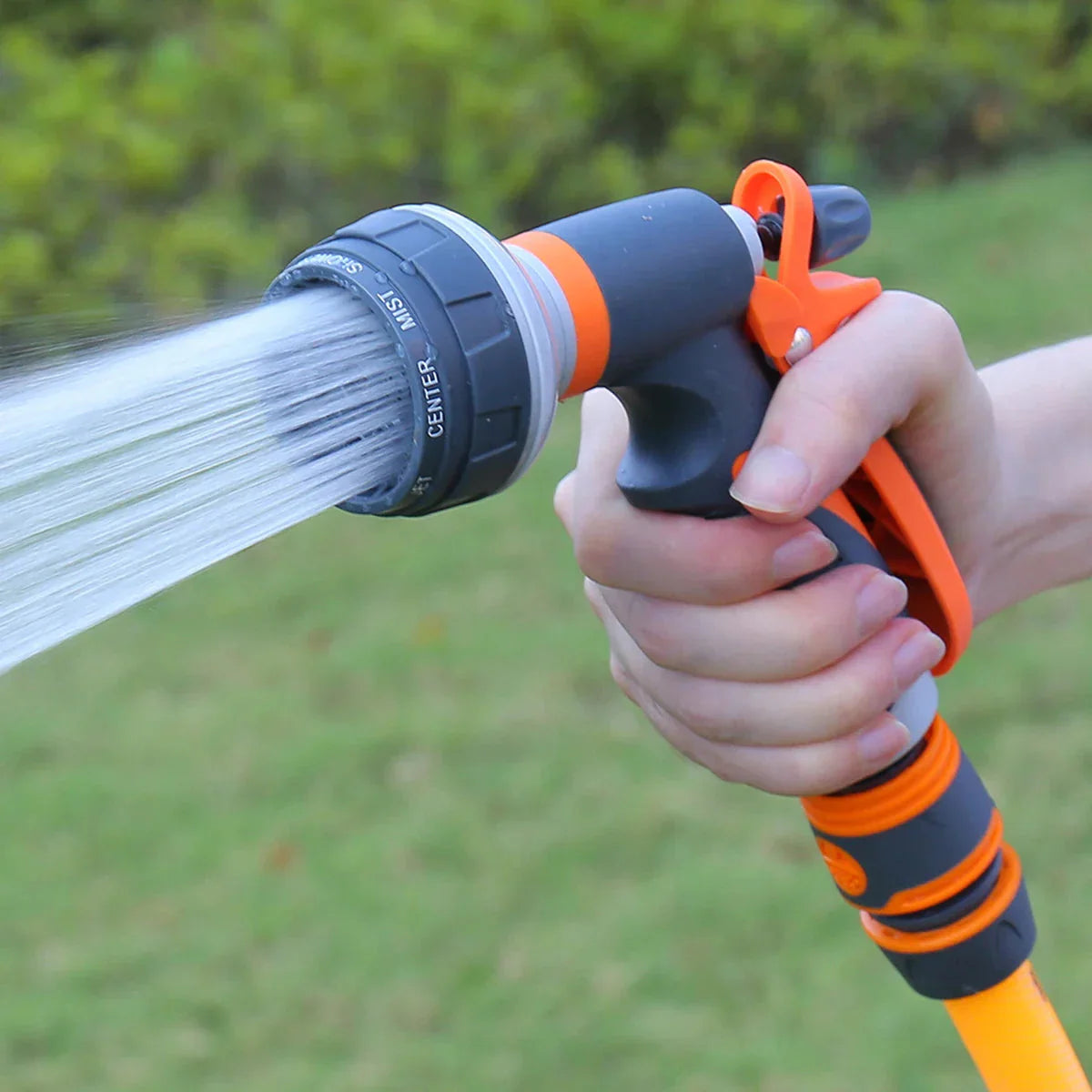 8-Pattern Spray Gun for Garden Use – Ideal for Watering, Cleaning, Car Wash