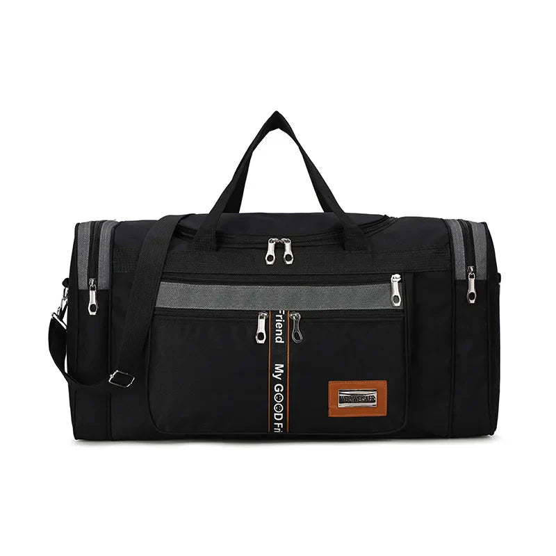 Water-Resistant Travel Bag for Men – Foldable with Spacious Design