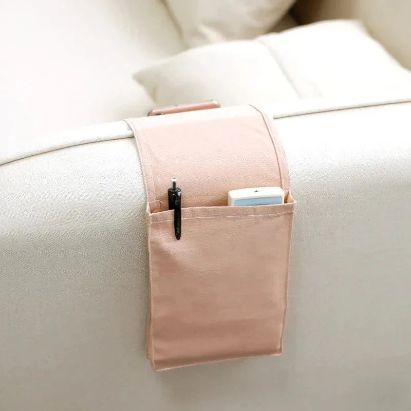 Hanging Storage Solution – Cotton Bed Organizer with Pockets